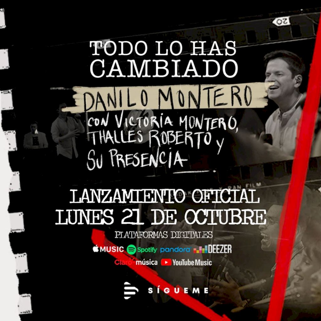 Danilo Montero presenta “Todo lo has Cambiado” junto a su hija Victoria